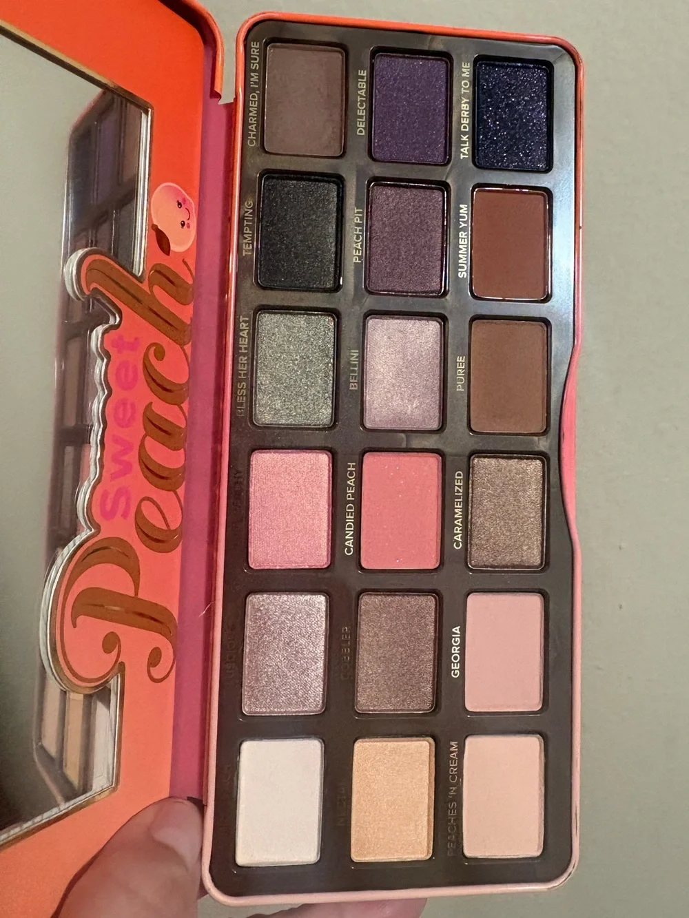 Too Faced Sweet Peach Eyeshadow Palette - Brand New Never .